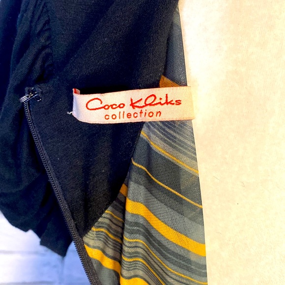 Coco Kliks Collection Black Dress Sz 8 - Picture 11 of 13